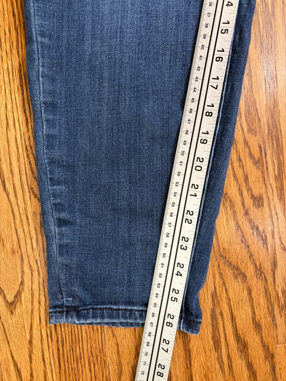 Anthropologie Pilcro Dark Blue Cropped Stretch Skinny Jeans - Picture 6 of 11